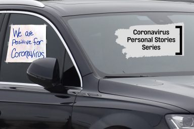 We Are Positive for Coronavirus, sign