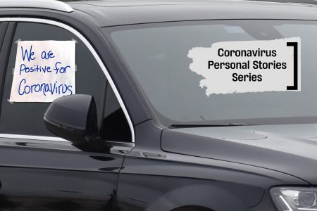 We Are Positive for Coronavirus, sign