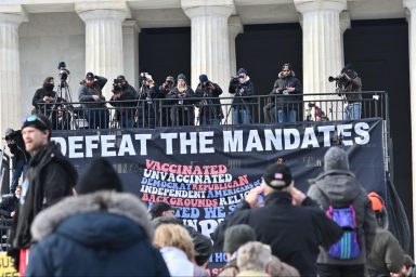 anti-vaccine mandate, protest, Washington, DC