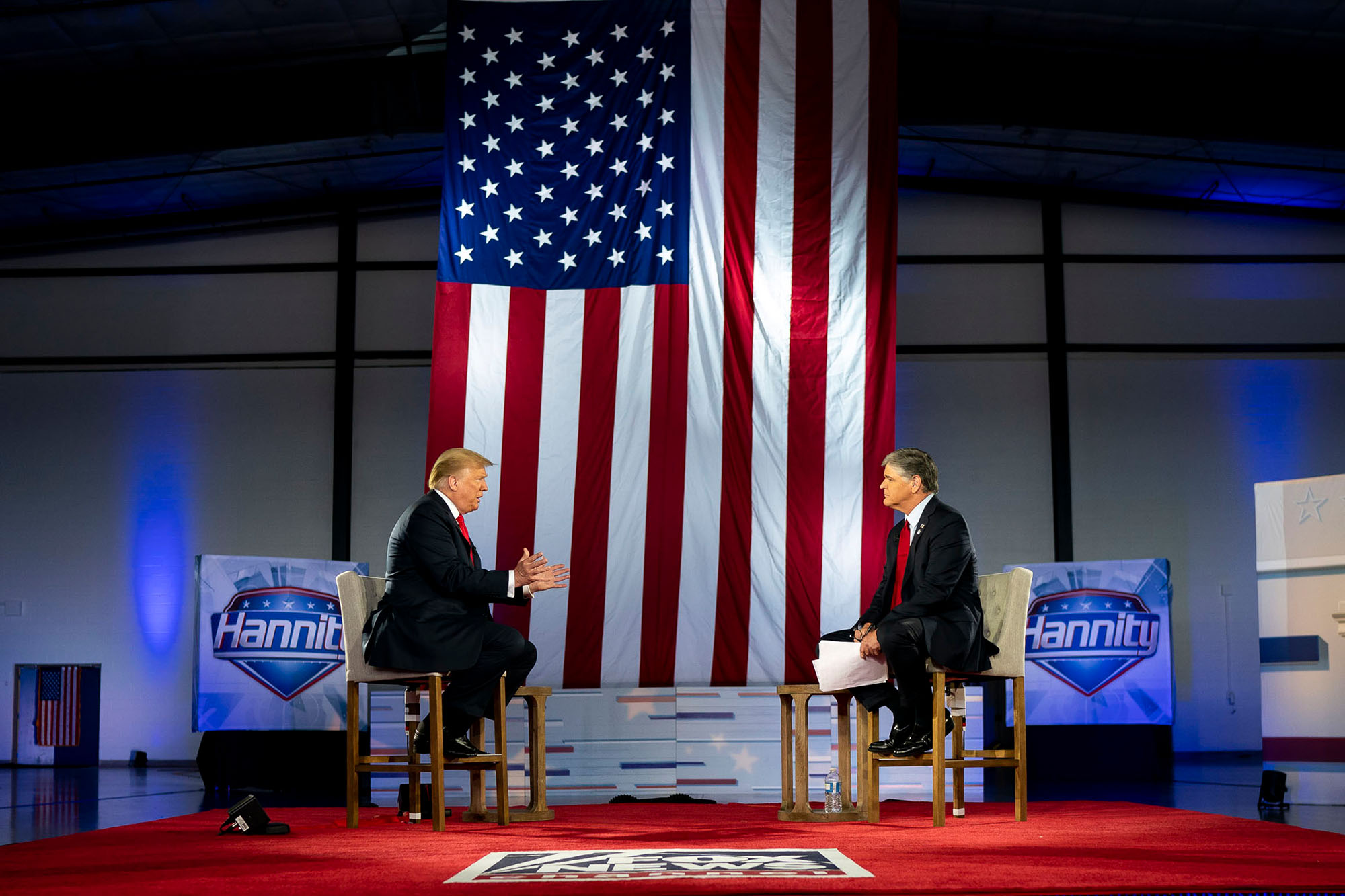 Donald Trump, Sean Hannity, Green Bay