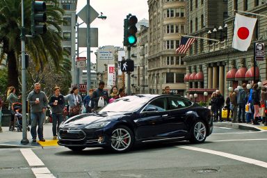 Tesla, recall, rolling stop, safety, stop signs