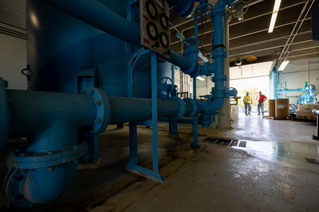 Kevin Sonnichsen, Alan Novacek, Creighton water treatment