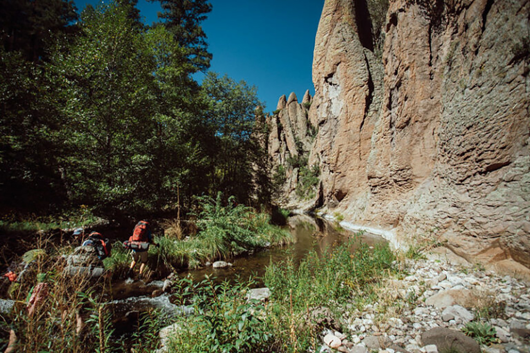 Gila Wilderness, crossing, stream