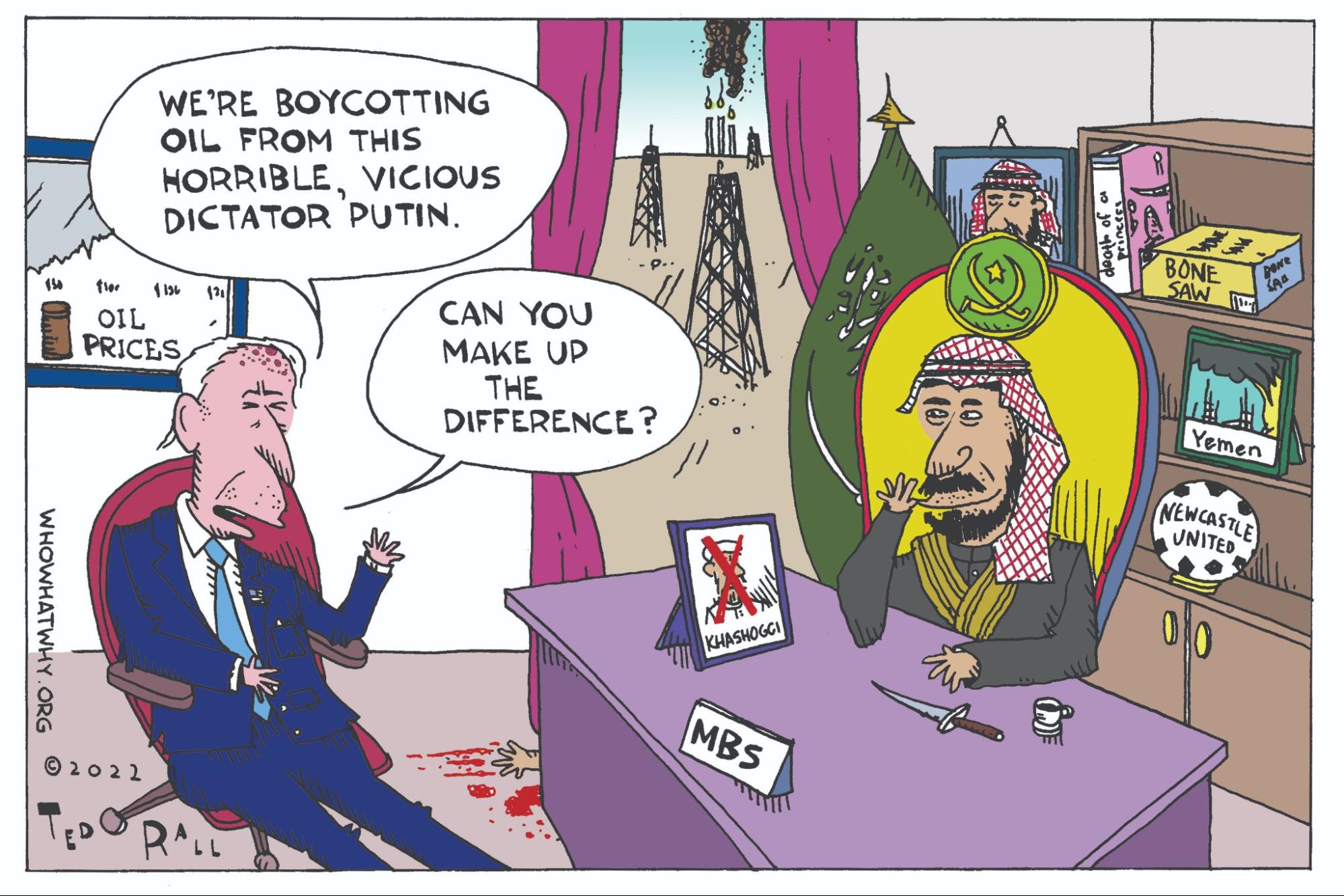 Joe Biden, MBS, Oil, Ukraine, Russia