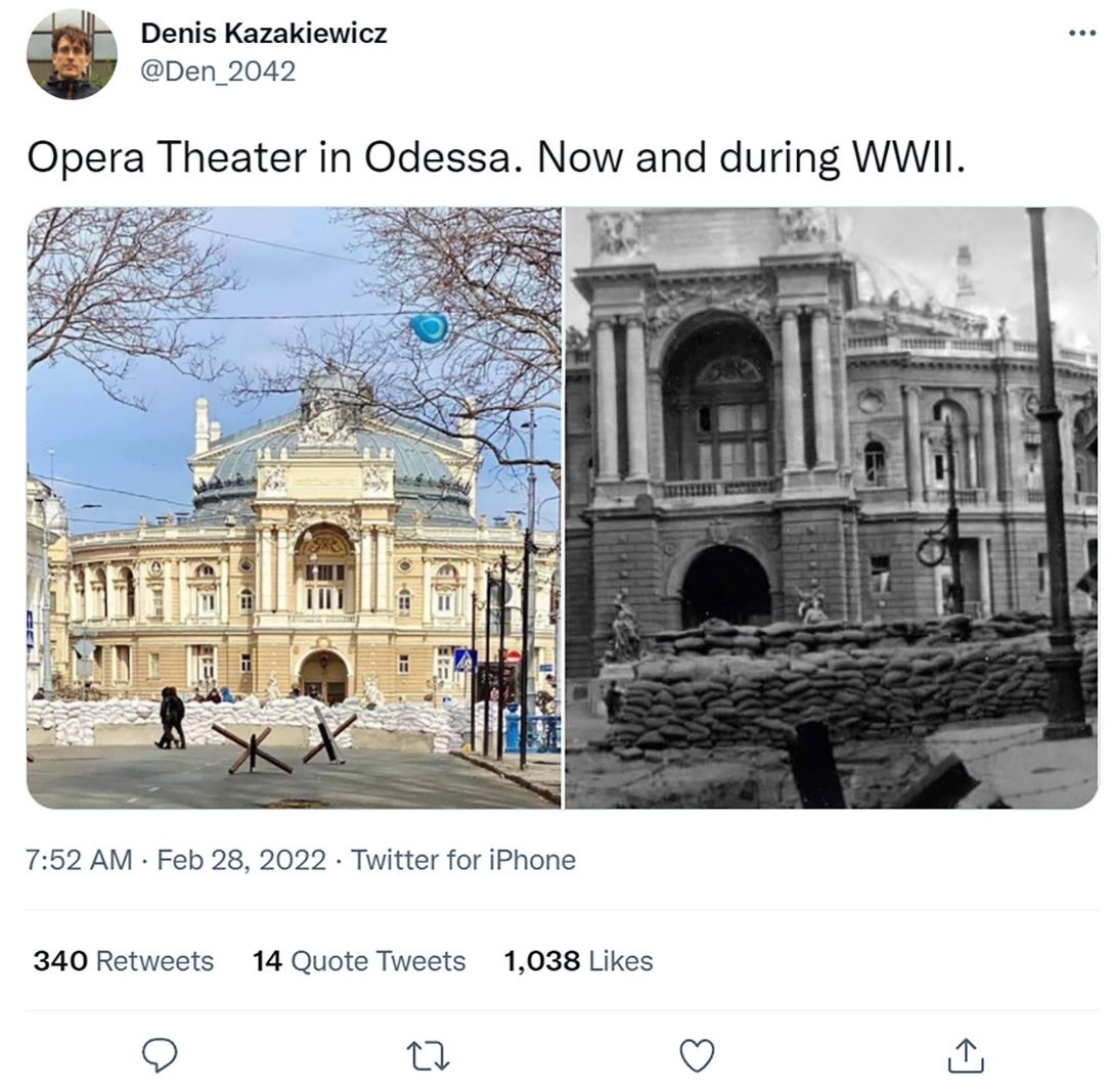 Tweet, Odessa, Opera, Ukraine