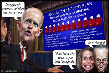 Rick Scott, 11-Point Plan, Chuck Schumer, Nancy Pelosi
