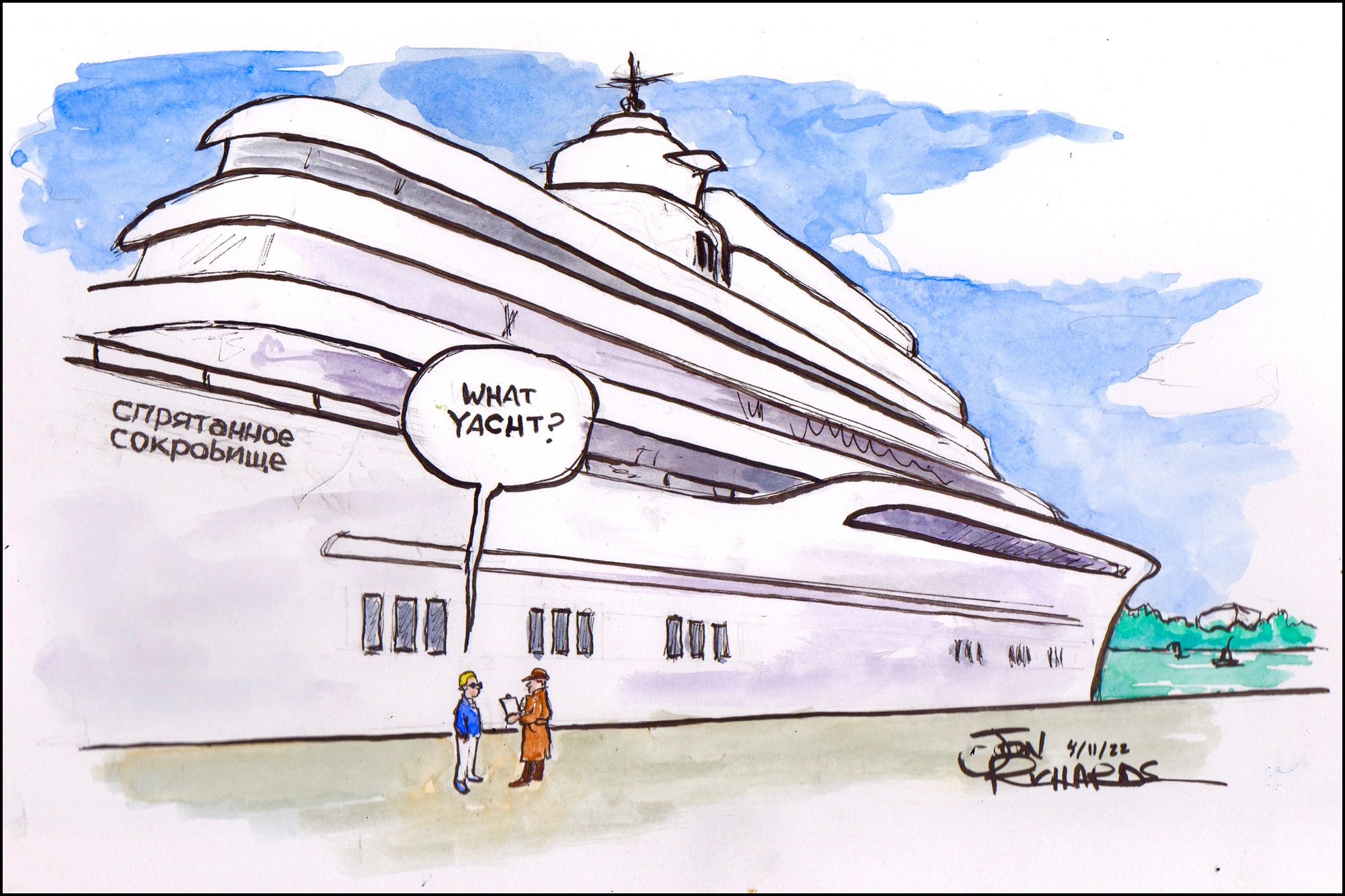 Russian, Ukraine, Oligarch, yacht