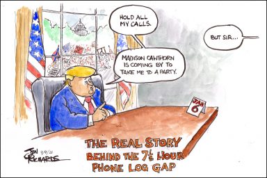 Donald Trump, January 6th, Madison Cawthorn, 7½ hours