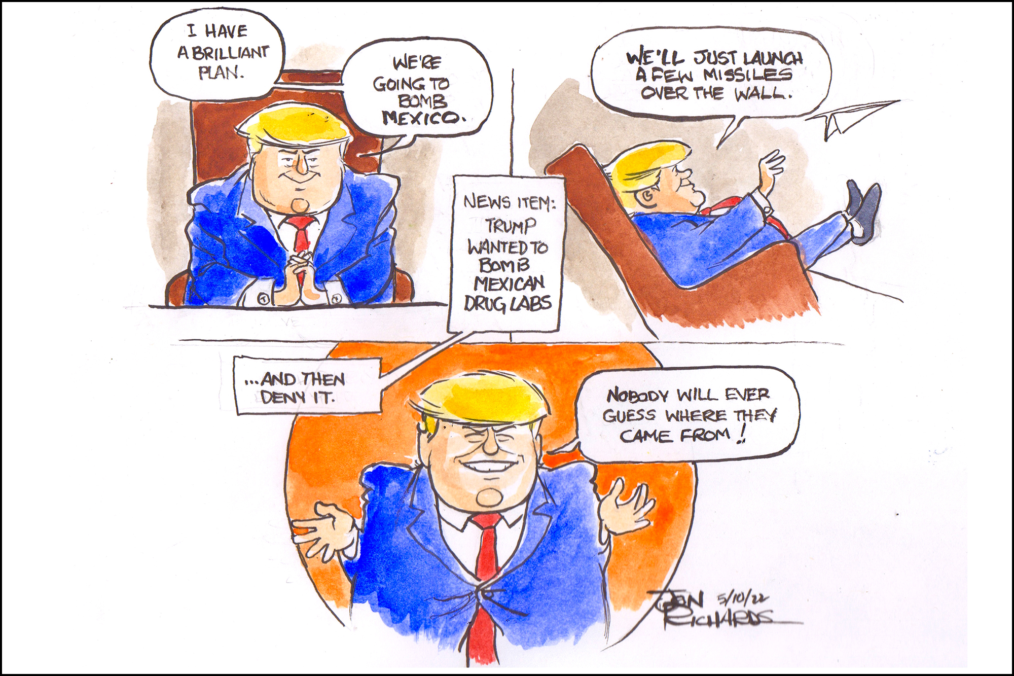 onald Trump, drug war, Mexico
