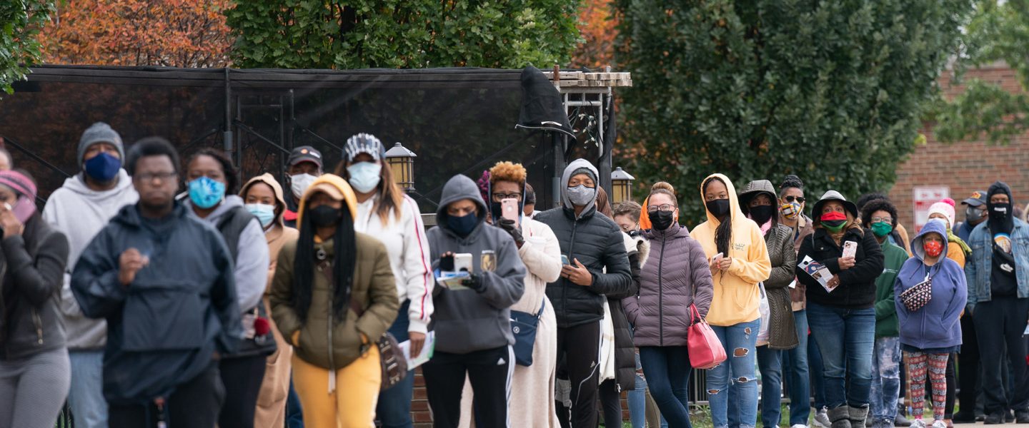 Early Voting, Cleveland, OH, 2020