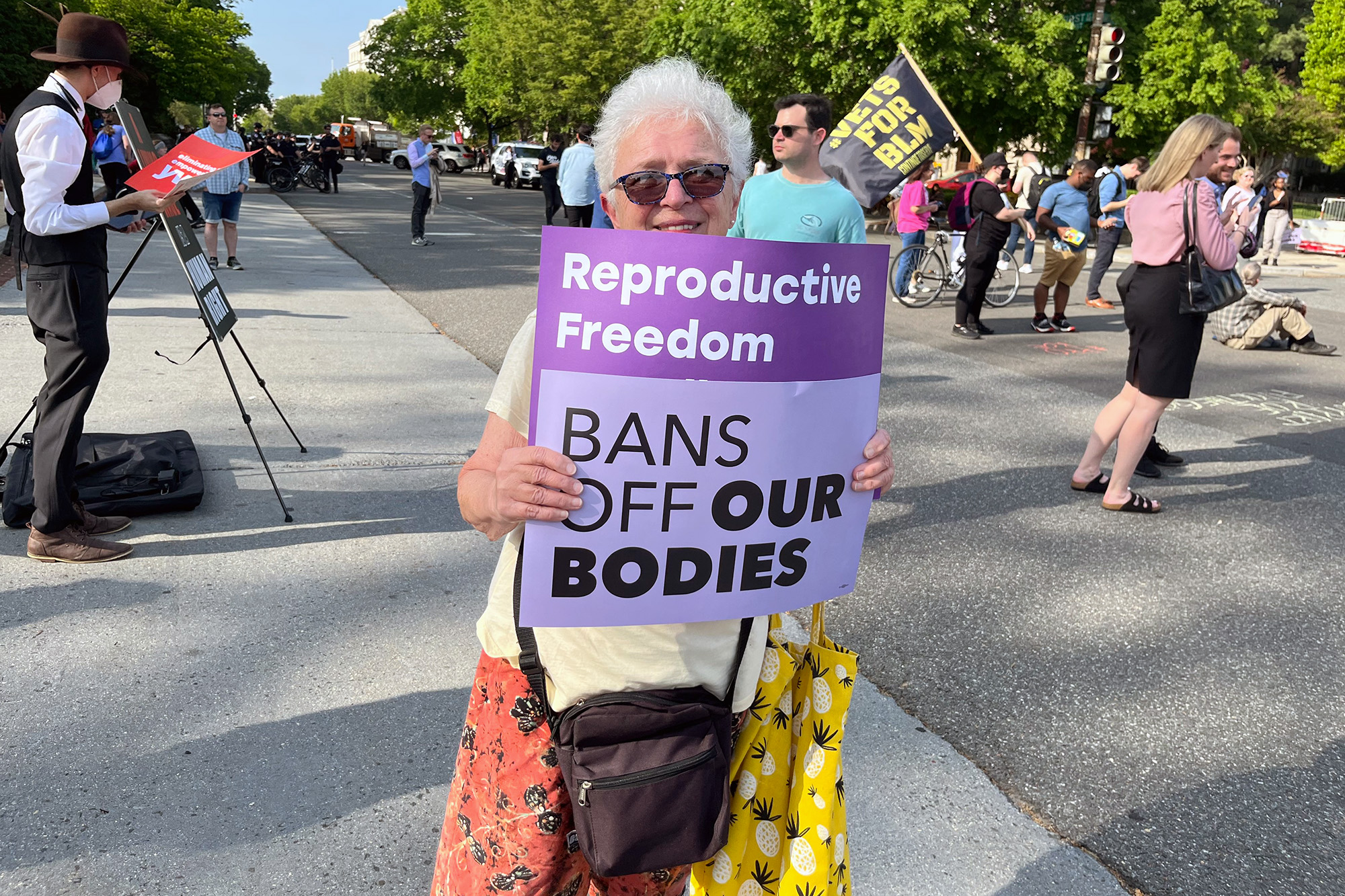 Ingrid Jensen, Roe Protest, DC