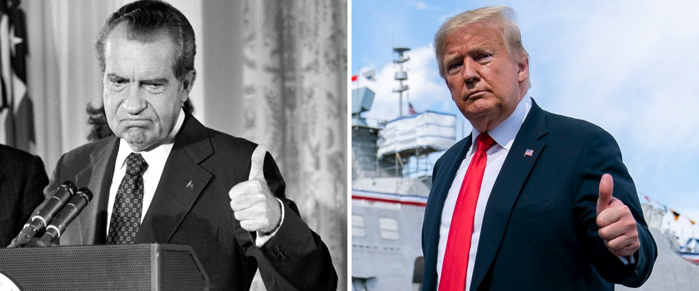 Richard Nixon, Donald Trump, Watergate, Stop the Steal