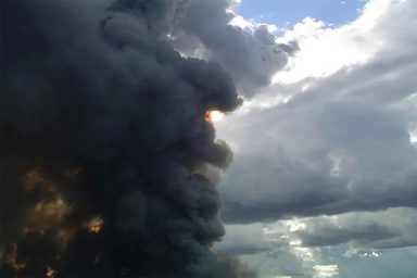 smoke drifts, atmosphere, photochemical reactions