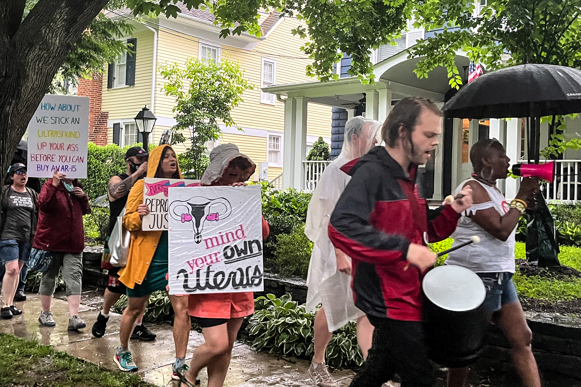 Protesters, Chevy Chase, Supreme Court