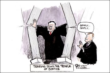 Samuel Alito, John Roberts. Supreme Court, Roe v Wade