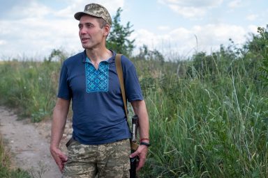 Ukrainian soldier, Siversk