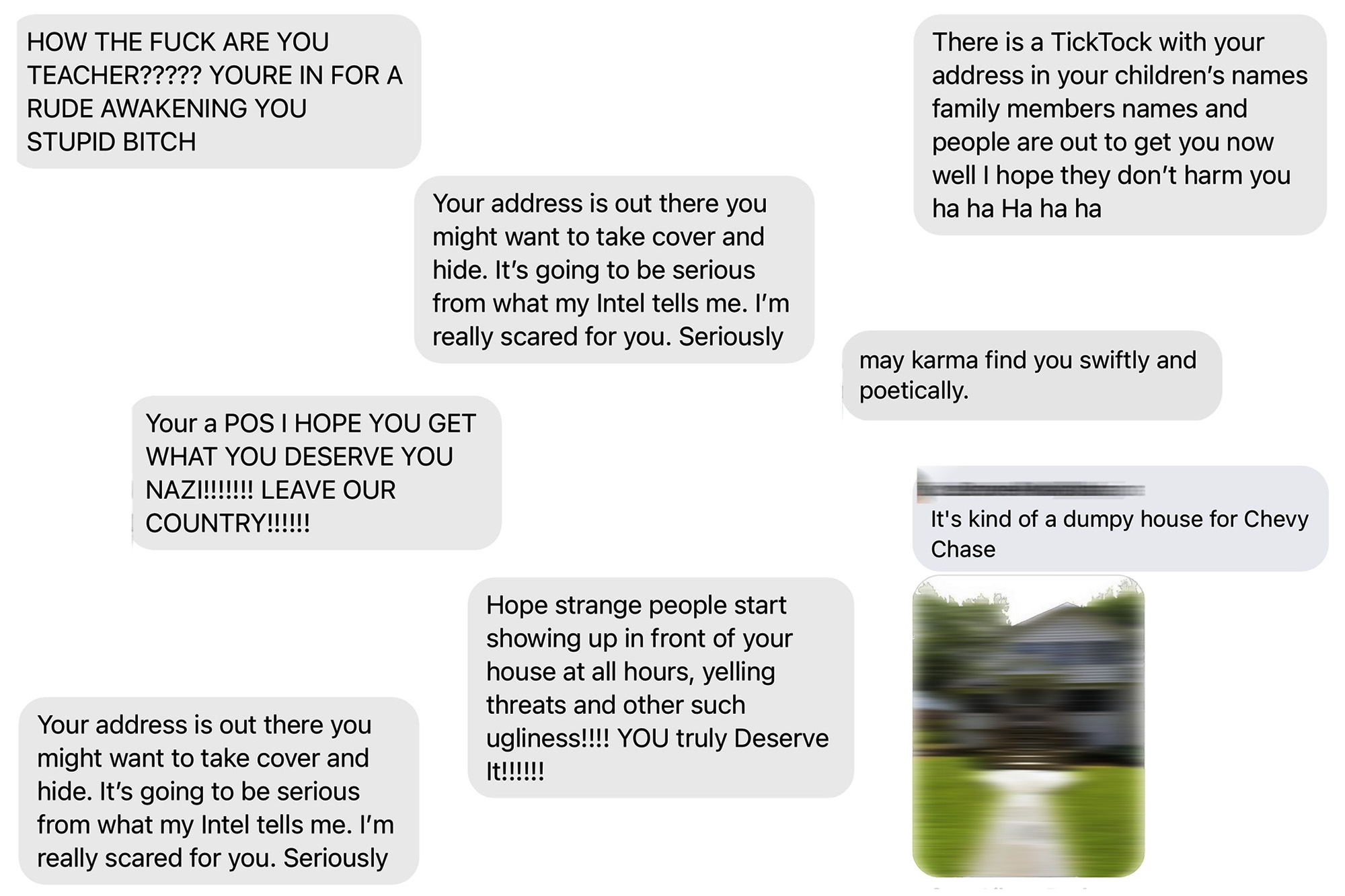 Social Media posts, attacking, Lacie Wooten-Holway