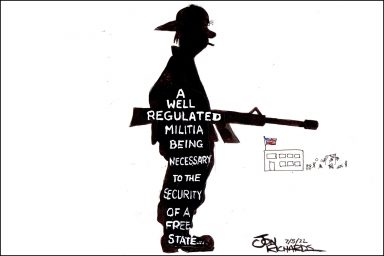 militia, guns