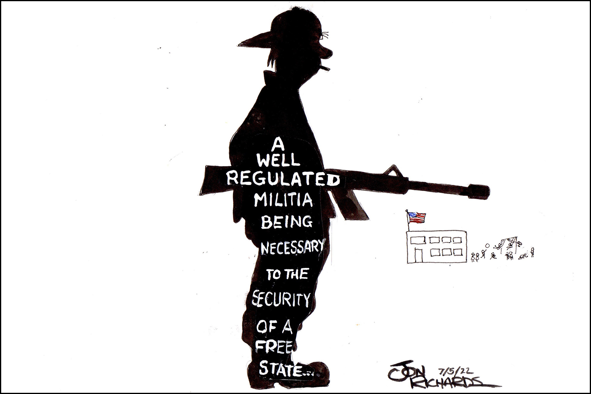 militia, guns