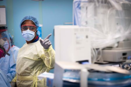 US Navy nurse, Surgery, COVID