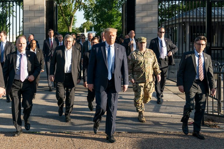 Donald Trump, St. John’s Episcopal Church, photo op