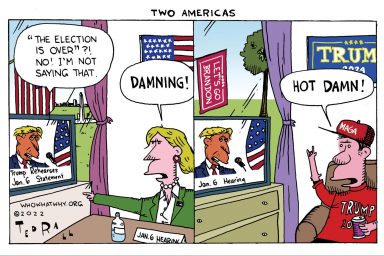 Two Americas, January 6 hearing