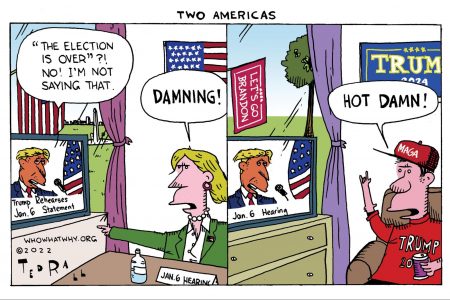 Two Americas, January 6 hearing