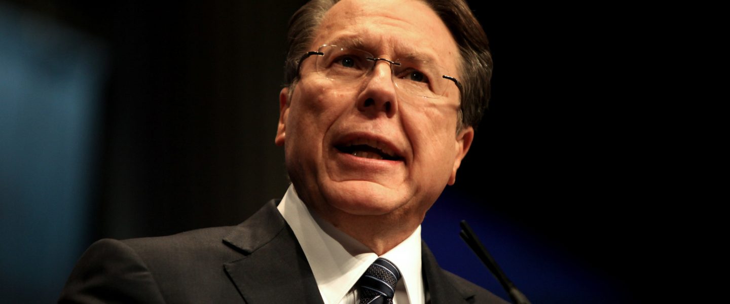 Wayne LaPierre, bad guy with a gun