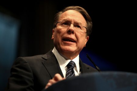 Wayne LaPierre, bad guy with a gun