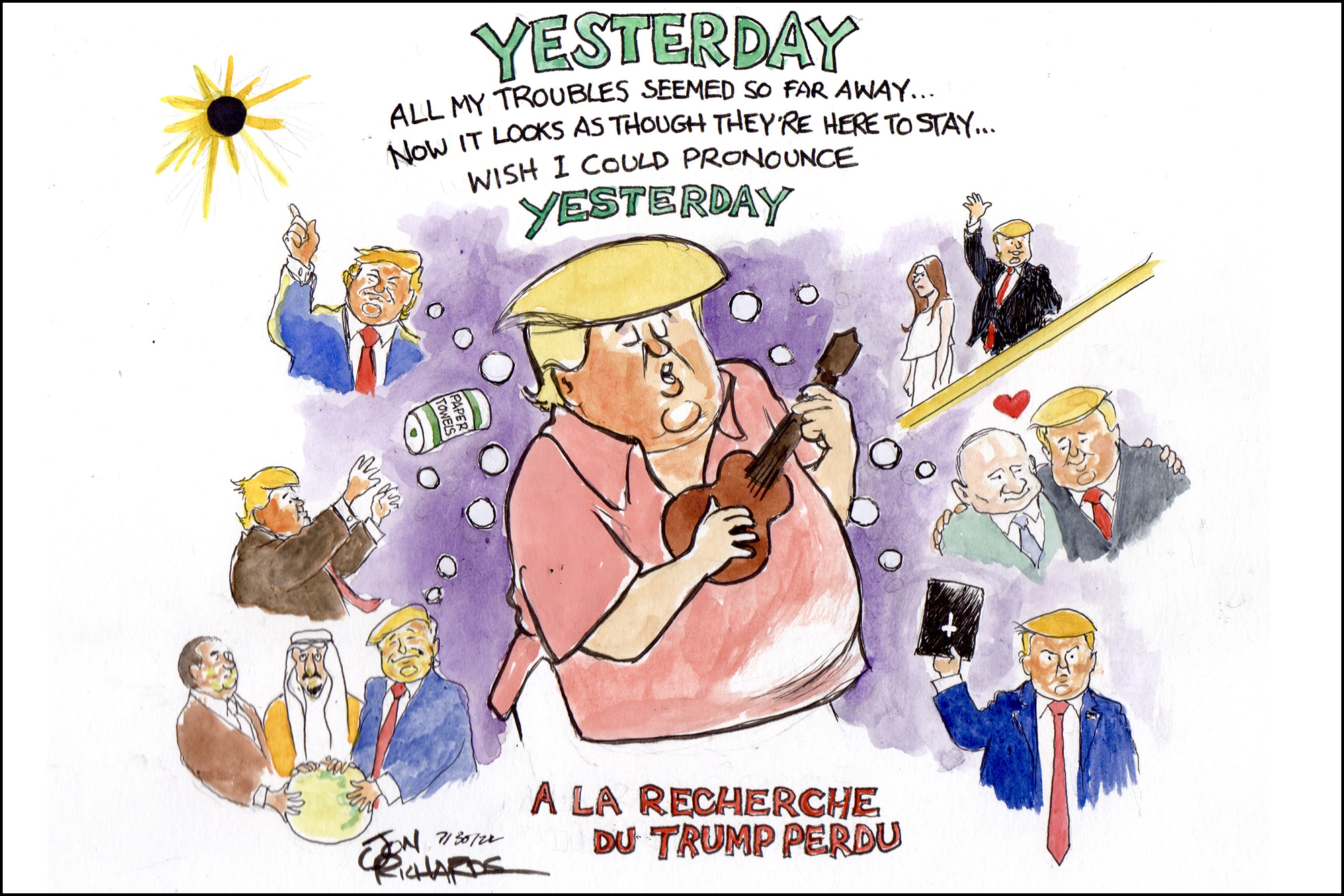 Donald Trump, Yesterday
