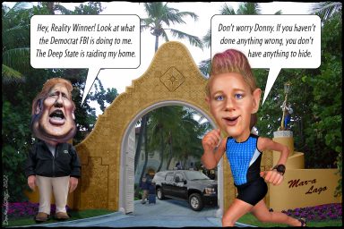 Donald Trump, Reality Winner, Mar-a Lago, FBI