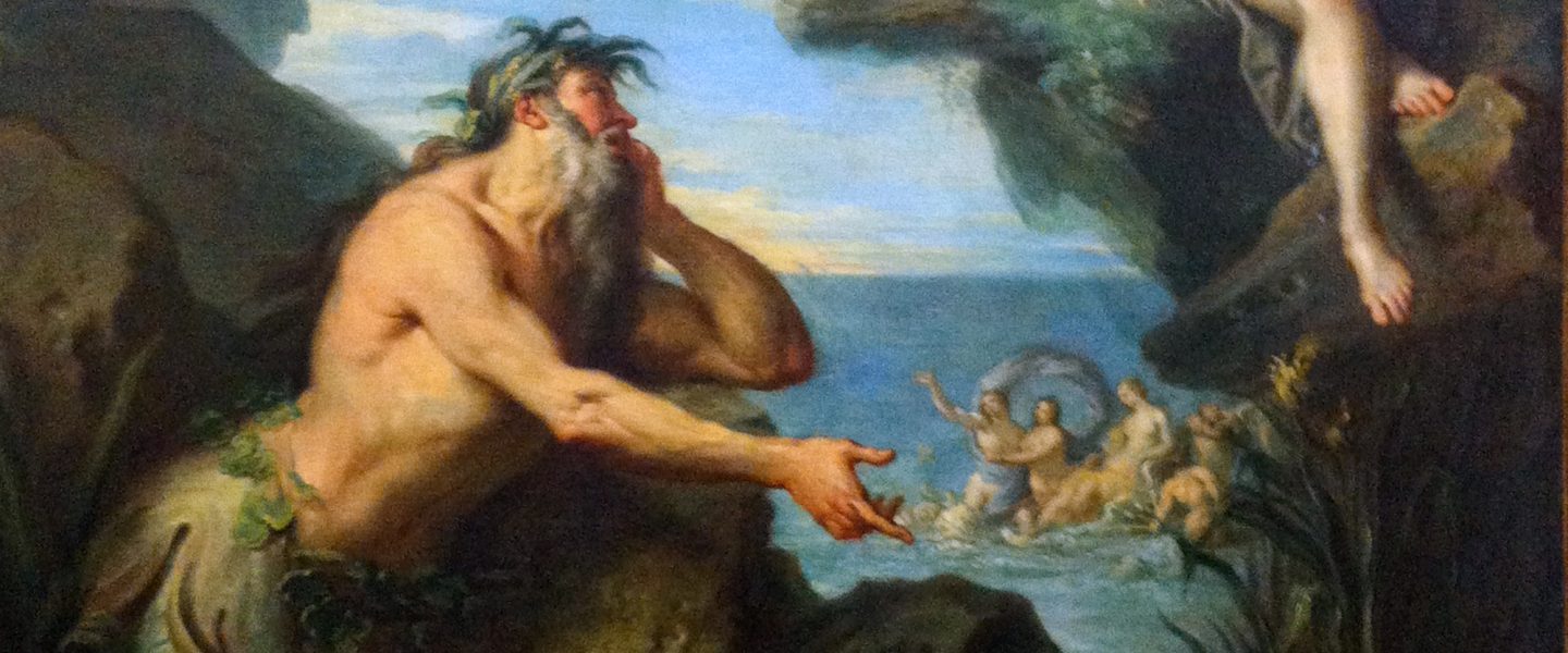 Proteus, Glaucus and Scylla, Painting