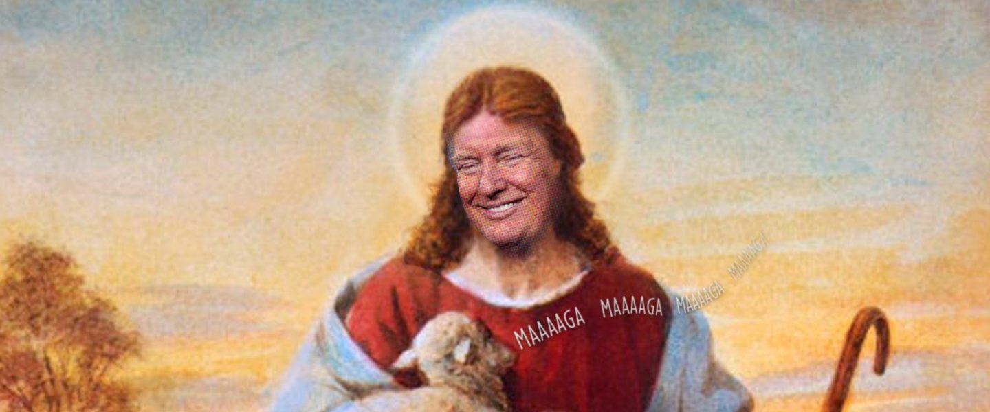 Donald Trump, Jesus Christ, MAGA