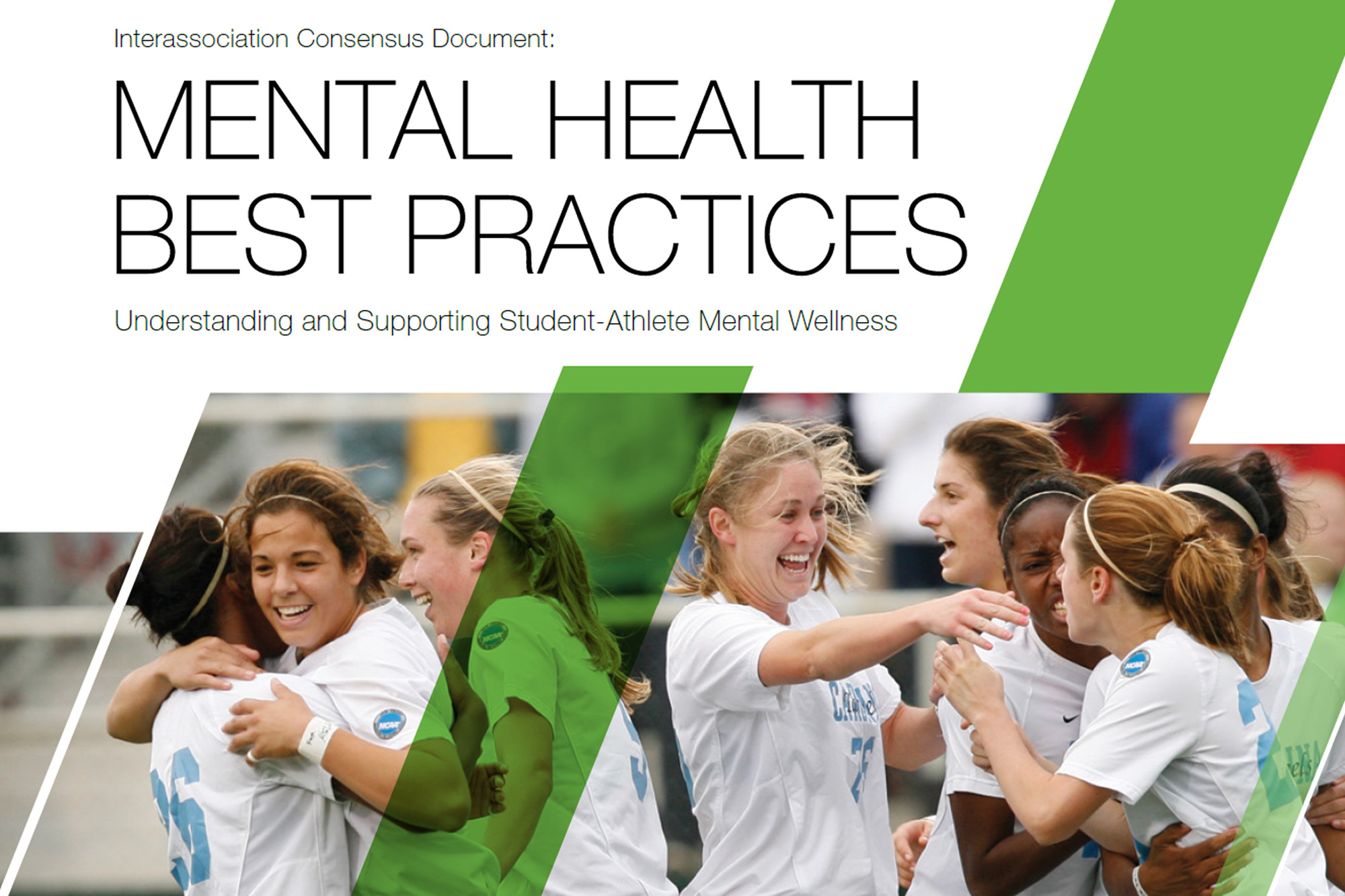 NCAA, mental health, best practices, report, cover