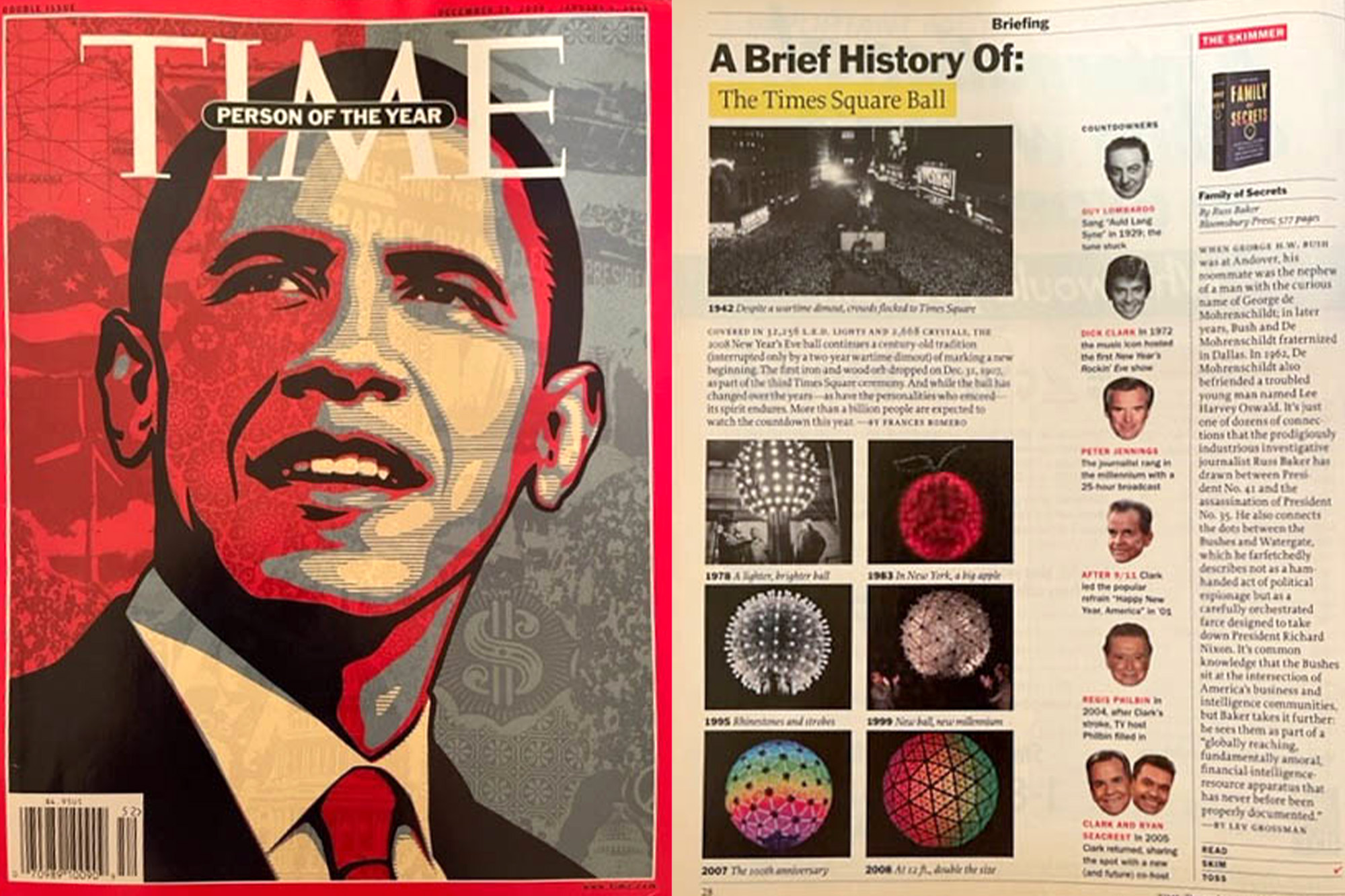 Obama, Time Cover, The Family of Secrets Review.
