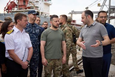 Volodymyr Zelenskyy, Odesa, grain