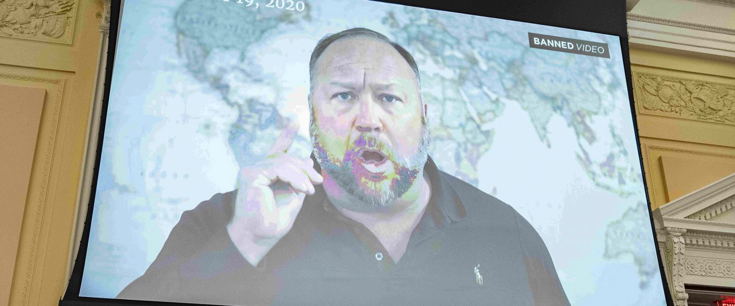 Alex Jones, monitor, Select Committee