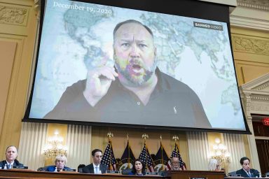 Alex Jones, monitor, Select Committee