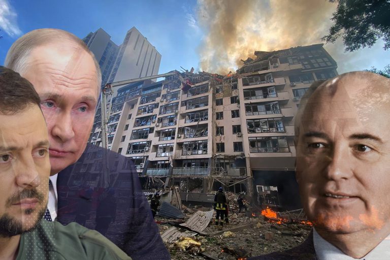 Zelenskyy, Putin, Gorbachev, Kyiv