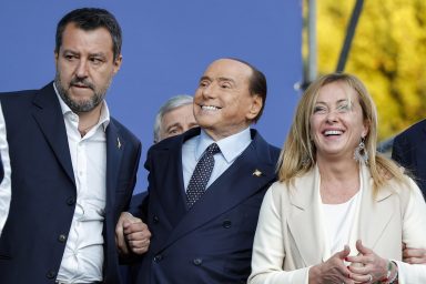 Lega Nord Matteo Salvini, Silvio Berlusconi, Giorgia Meloni