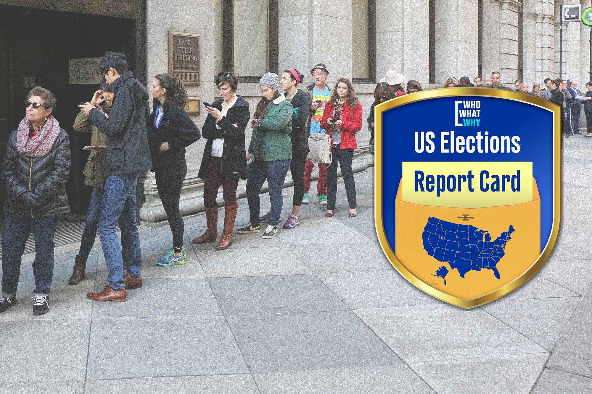 US Elections Report Card, voter, line