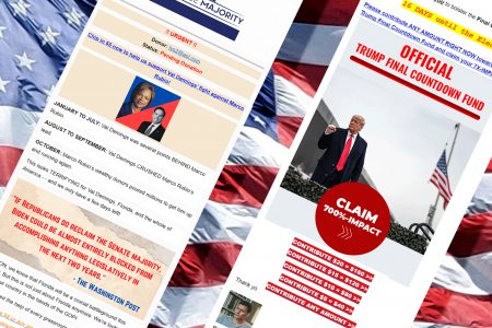 political campaign, solicitation, emails