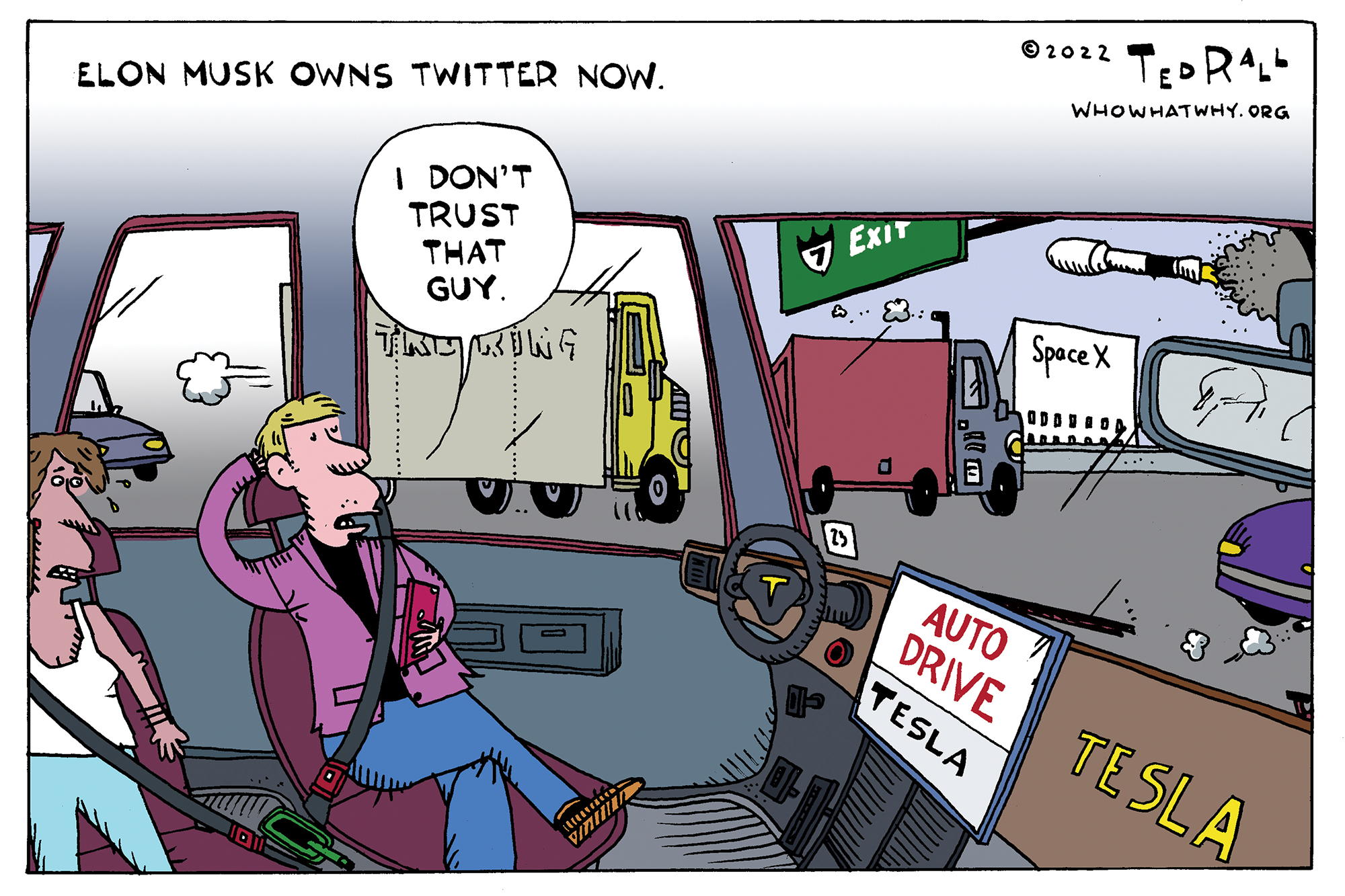 Elon Musk, Twitter, Tesla