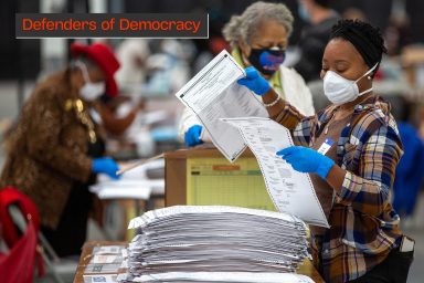 Election workers, harassment