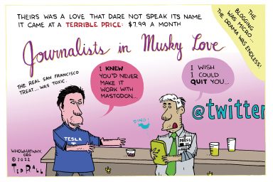 Elon Musk, Twitter, journalists