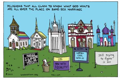 First Amendment, separation of church and state, Same Sex Marriage