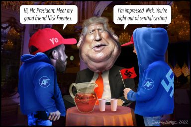 Kanye West, Ye, Donald Trump, Nick Fuenties, Nazi, Mar-a-Lago