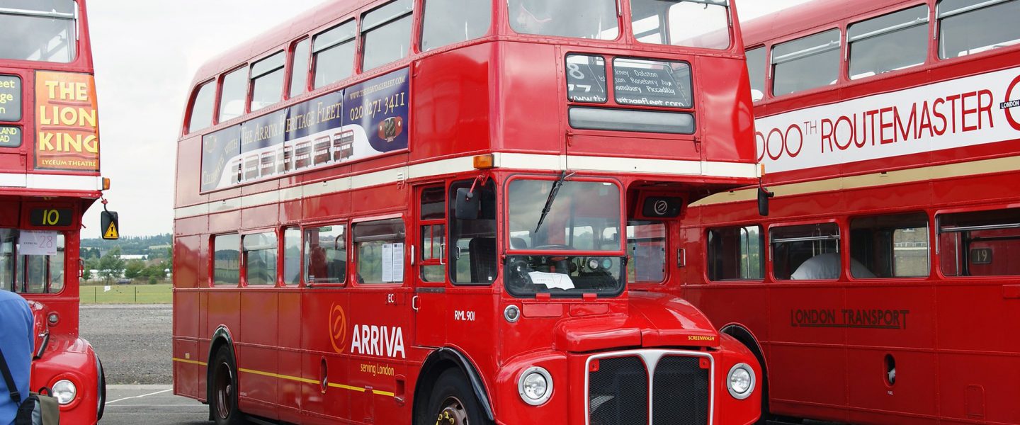 Routemaster buses London, 2009