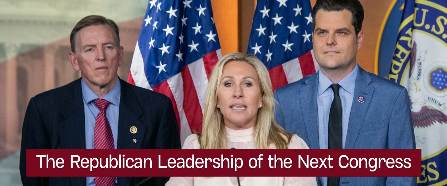 Paul Gosar, Marjorie Taylor Greene, Matt Gaetz