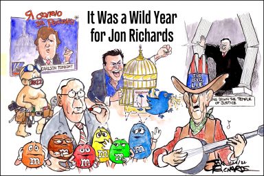 Jon Richards, Elon Musk, Tucker Carlson, Sam Alito